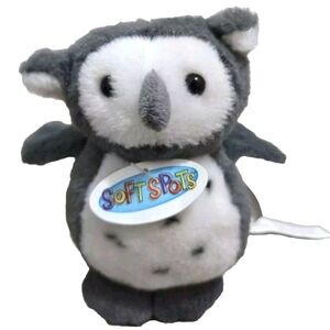Ganz Soft Spots Owl Plush Stuffed Animal Tiny Cute Mini Collect